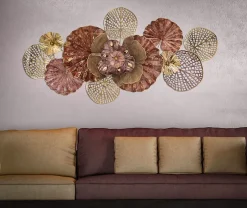 Panneau décoratif 3D en métal multicolore cm 118x10x58-Mauro Ferretti New