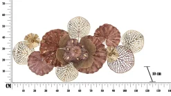 Panneau décoratif 3D en métal multicolore cm 118x10x58-Mauro Ferretti New