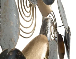 Panneau décoratif 3D en métal multicolore cm 97x5,5x43-Mauro Ferretti Outlet