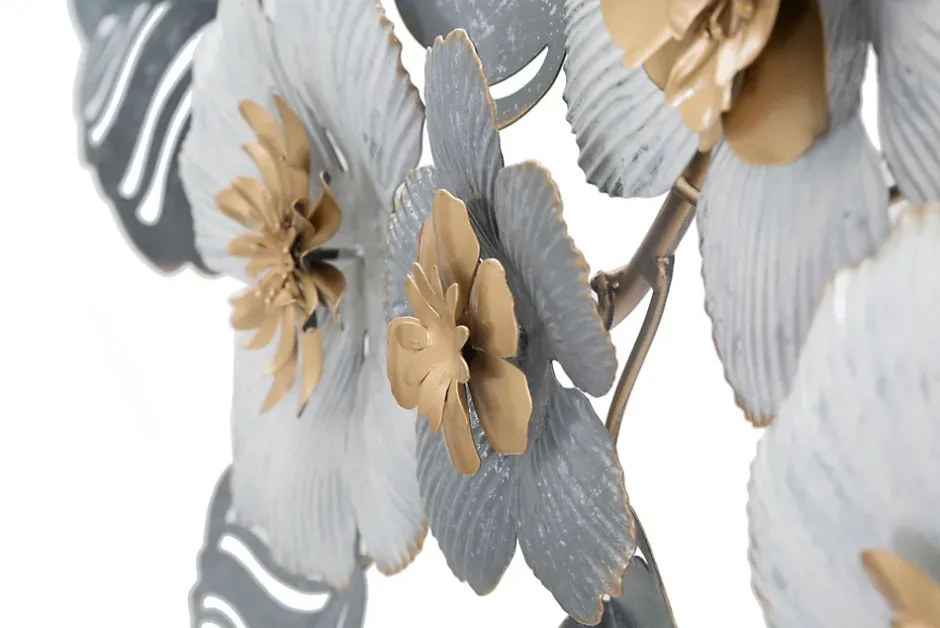 Panneau décoratif 3D en métal multicolore cm 87,6x5,7x33,7-Mauro Ferretti Best