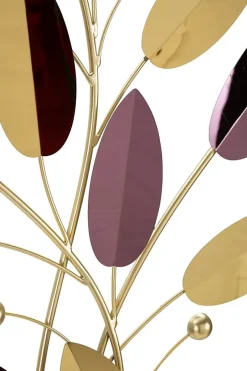 Panneau décoratif en feuilles 3D cm 59x3,8x98,4-Mauro Ferretti