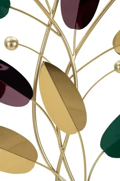 Panneau décoratif en feuilles 3D cm 59x3,8x98,4-Mauro Ferretti