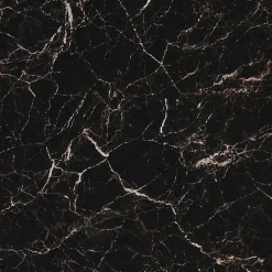 Panneau décoratif en grès cérame effet marbre, lot de 6 pièces, revêtement mural PVC 4,3 m², finition UV, 120x60 cm, marbre noir-Divina Home Discount