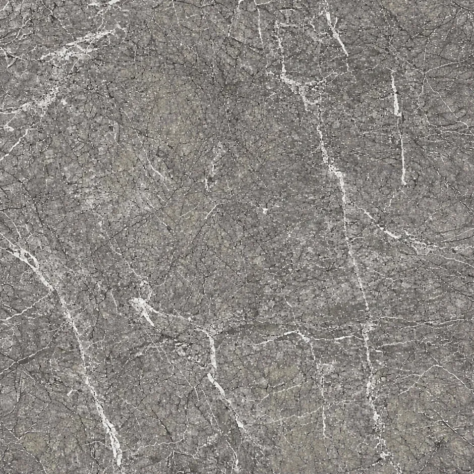 Divina Home Panneau décoratif en grès cérame effet marbre, lot de 6 pièces, revêtement mural PVC 4,3 m², finition UV, 120x60 cm, marbre gris