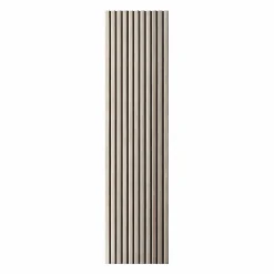Divina Home Panneau décoratif en PVC imitation lattes de bois, lot de 10 pièces, 120x30 cm, revêtement mural chêne