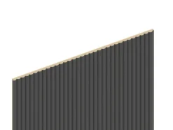 Foge Panneau décoratif fraisé Caiman gris L.280x l.60cm Ep. 1,5cm