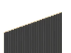 Panneau décoratif fraisé Serval gris L.280x l.60cm Ep. 1,5cm-Foge Outlet