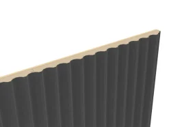 Panneau décoratif fraisé Serval gris L.280x l.60cm Ep. 1,5cm-Foge Outlet