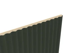 Panneau décoratif fraisé Serval vert foncé L.280x l.60cm Ep. 1,5cm-Foge Clearance