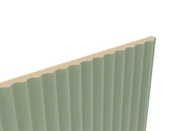 Foge Panneau décoratif fraisé Serval vert olive L.280x l.60cm Ep. 1,5cm