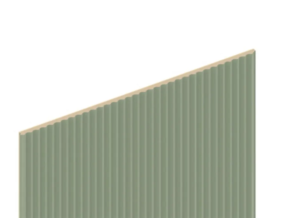 Foge Panneau décoratif fraisé Serval vert olive L.280x l.60cm Ep. 1,5cm