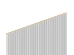 Panneau décoratif fraisé Serval blanc L.280x l.60cm Ep. 1,5cm-Foge New