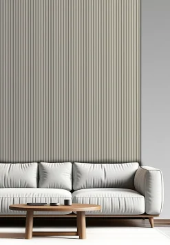 Panneau décoratif fraisé Serval beige L.280x l.60cm Ep. 1,5cm-Foge Sale