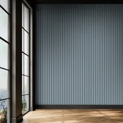 Foge Panneau décoratif fraisé Serval bleu L.280x l.60cm Ep. 1,5cm