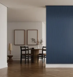 Foge Panneau décoratif fraisé Serval bleu L.280x l.60cm Ep. 1,5cm