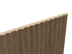Panneau décoratif fraisé Serval effet noyer L.280x l.60cm Ep. 1,5cm-Foge Outlet