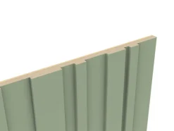 Panneau décoratif fraisé Wallaby vert olive L.280x l.60cm Ep. 1,5cm-Foge Online