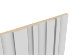 Foge Panneau décoratif fraisé Wallaby blanc L.280x l.60cm Ep. 1,5cm