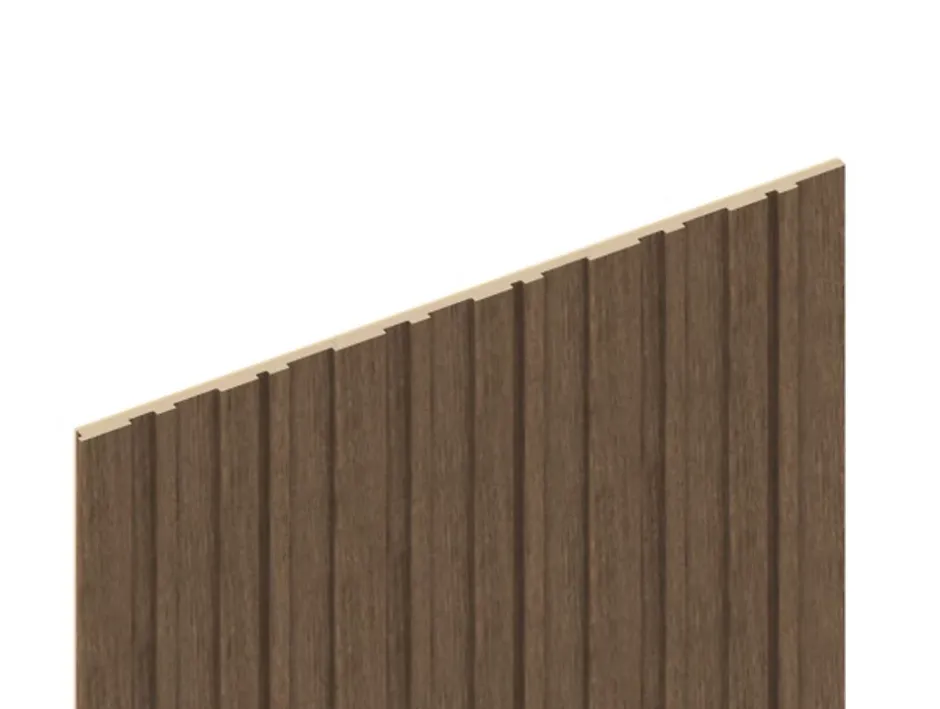 Foge Panneau décoratif fraisé Wallaby effet noyer L.280x l.60cm Ep. 1,5cm