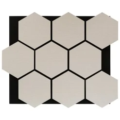 Panneau décoratif mural Clint beige lin 56x69cm - Atmosphera-Atmosphera Créateur D'Intérieur Discount