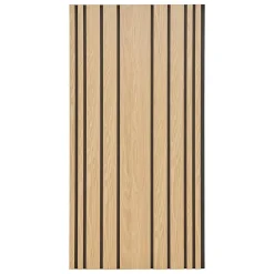 Panneau décoratif mural Colva beige fond noir 120x60cm - Atmosphera-Atmosphera Créateur D'Intérieur New