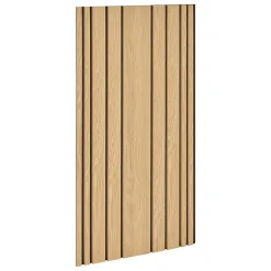 Panneau décoratif mural Colva beige fond noir 120x60cm - Atmosphera-Atmosphera Créateur D'Intérieur New