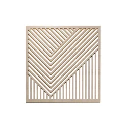 Radex Panneau décoratif mural Lise effet bois clair L.60 x l.60 x ép.1cm 3pcs