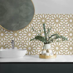 Wallfluent Panneau Décoratif Mural 120x60 cm Motifs Floraux 1 pièce
