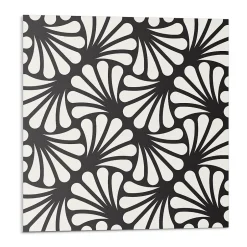 Wallfluent Panneau Décoratif Mural 50x50 cm Motif De Feuilles Élégant 4 pièces