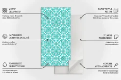 Panneau Décoratif Mural 50x50 cm Motif De Formes Ovales 4 pièces-Wallfluent Outlet