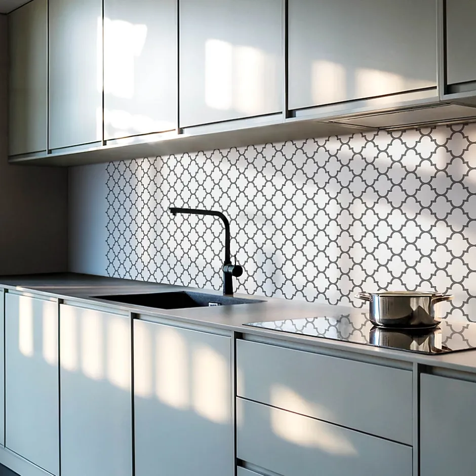 Wallfluent Panneau Décoratif Mural 100x50 cm Motif Floral En Arrière-Plan 1 pièce