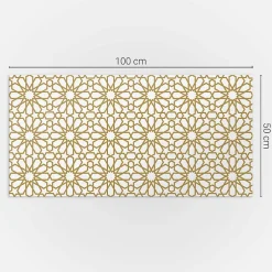 Wallfluent Panneau Décoratif Mural 100x50 cm Motifs Floraux 1 pièce