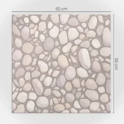 Wallfluent Panneau Décoratif Mural 50x50 cm Motif De Pierre Naturelle 4 pièces