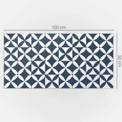 Panneau Décoratif Mural 100x50 cm Motif Végétal Avec Ornements 1 pièce-Wallfluent Outlet