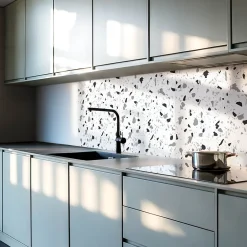 Wallfluent Panneau Décoratif Mural 50x50 cm Motif Abstrait De Pierre 4 pièces