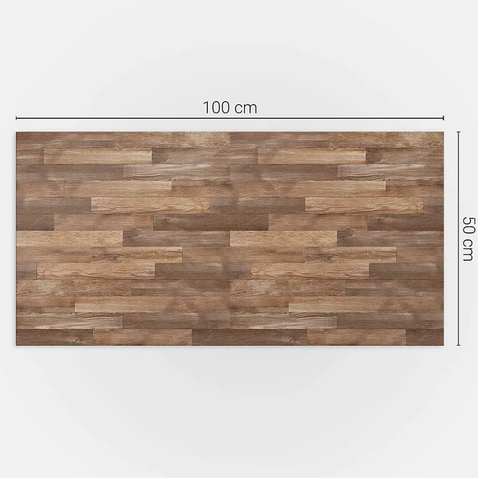 Panneau Décoratif Mural 100x50 cm Motif À Chevrons 1 pièce-Wallfluent Outlet