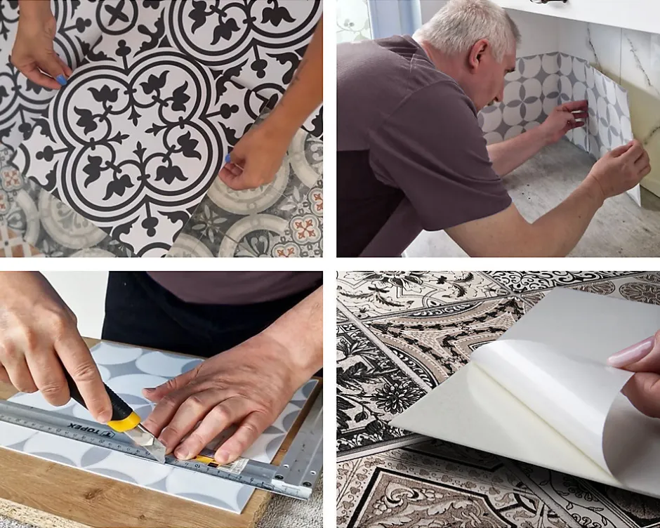 Panneau Décoratif Mural 100x50 cm Motif À Chevrons 1 pièce-Wallfluent Outlet