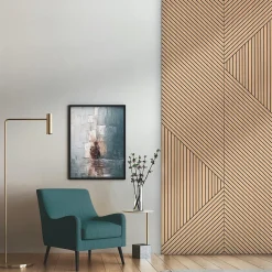 Panneau décoratif Odin en MDF(m) décor chêne Saragosse L. 260 x l. 60 cm, ép. 8 mm-Foge Hot