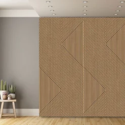 Panneau décoratif Odin en MDF(m) décor chêne Saragosse L. 260 x l. 60 cm, ép. 8 mm-Foge Hot