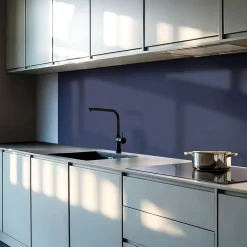 Panneau Décoratif 120x60 cm Couleur Bleue 1 pièce-Wallfluent Clearance