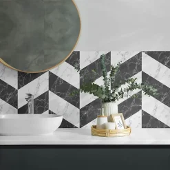 Wallfluent Panneau Décoratif 100x50 cm Motif Composé De Cercles Disposés En Grille 1 pièce