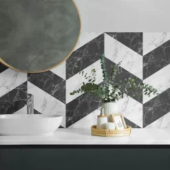 Wallfluent Panneau Décoratif 120x60 cm Motif Composé De Cercles Disposés En Grille 1 pièce