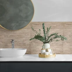 Panneau Décoratif 50x50 cm Texture De Bois Naturel 4 pièces-Wallfluent New