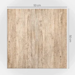 Panneau Décoratif 50x50 cm Texture De Bois Naturel 4 pièces-Wallfluent New