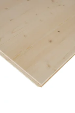Panneau massif 3 plis épicéa 125 x 62,5 cm, ép.19mm