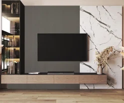 Panneau MDF brossé 244 x 24cm Ép.9mm vendu par 3 pièces- Discount