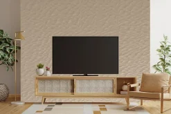 Panneau MDF effet Gouje 244 x 24 cm Ép.9mm vendu par 3 pièces- Sale