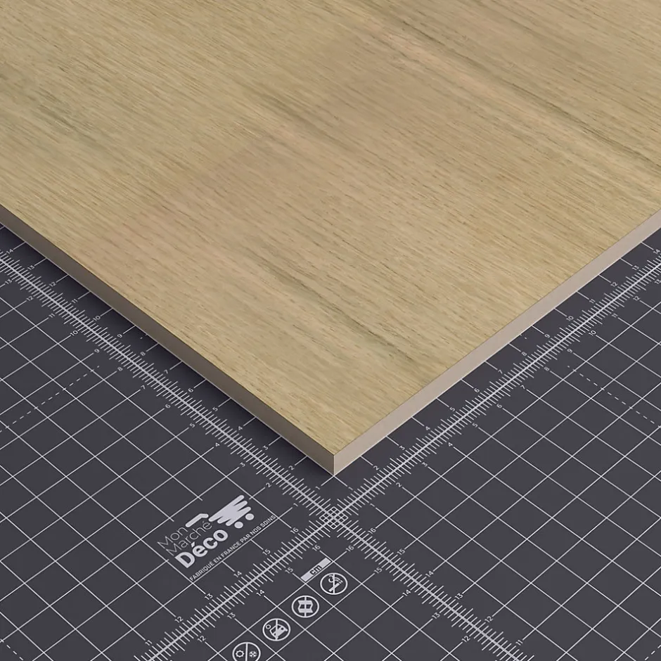Panneau MDF Plaqué - Chêne de bourgogne - 60 x 120 cm-Mon Marché Déco Clearance
