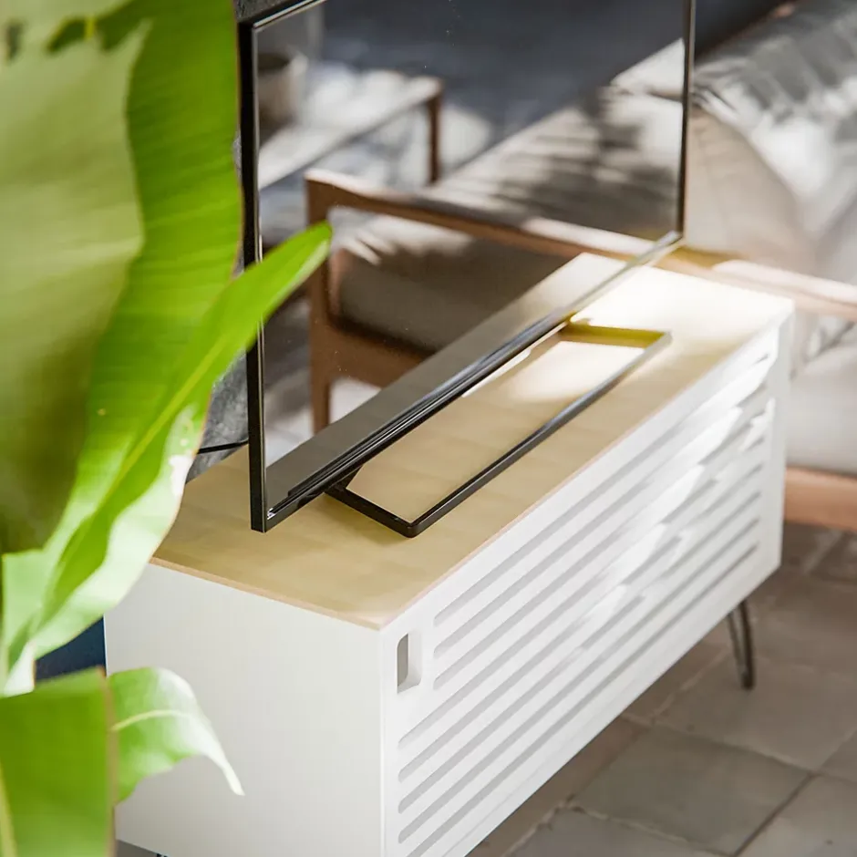 Mon Marché Déco Panneau MDF Plaqué - Érable - 60 x 120 cm