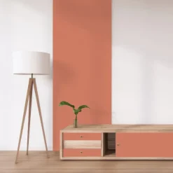 Panneau mélaminé Ninna prédécoupé terracotta 280X80X2.2cm